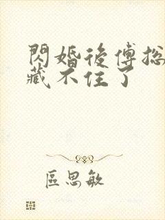 闪婚后傅总马甲藏不住了