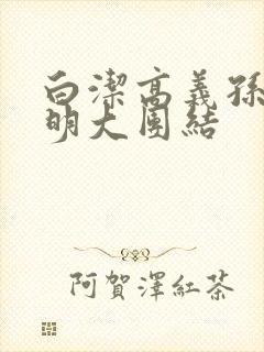 白洁高义孙倩李明大团结