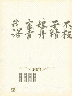 我家娘子不对劲洛青舟精校版下载