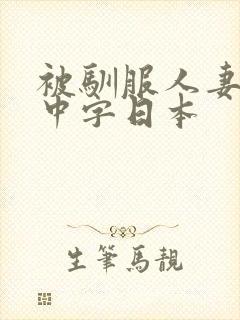 被驯服人妻hd中字日本