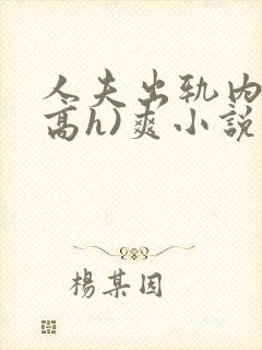 人夫出轨内s(高h)爽小说封面