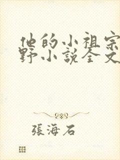 他的小祖宗甜又野小说全文免费阅读