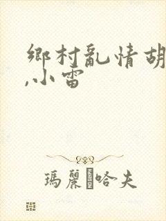 乡村乱情胡秀英,小雷封面