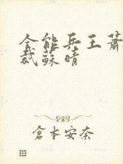 全能兵王萧晨总裁苏晴封面