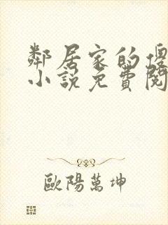 邻居家的傻哥哥小说免费阅读封面