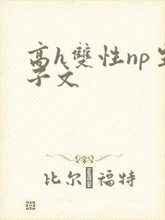 高h双性np生子文