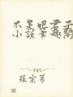 不是吧君子也防小说笔趣阁