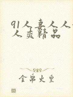 91人妻人人澡人爽精品