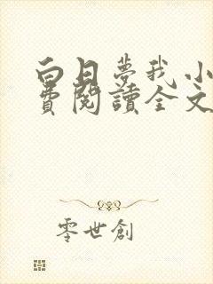 白日梦我小说免费阅读全文无删减