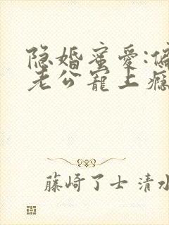 隐婚蜜爱:偏执老公宠上瘾电子书