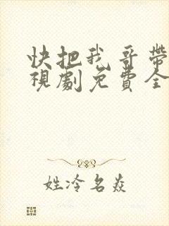 快把我哥带走电视剧免费全部