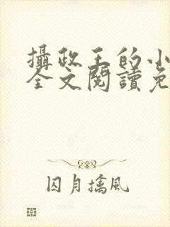 摄政王的小闲妻全文阅读免费