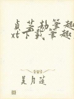 贞芸劫笔趣阁txt下载笔趣阁封面