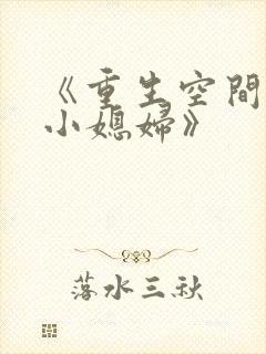 《重生空间八零小媳妇》封面
