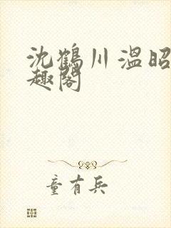 沈鹤川温昭宁笔趣阁封面