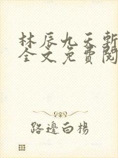 林辰九天斩神诀全文免费阅读笔趣阁