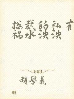 总裁的私有宝贝祸水泱泱