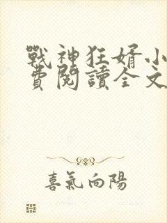 战神狂婿小说免费阅读全文