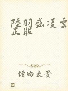 陆羽盛凌云小说正版