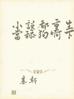小说都重生了谁当舔狗啊下载