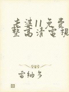 老婆11免费完整高清电视剧在线看