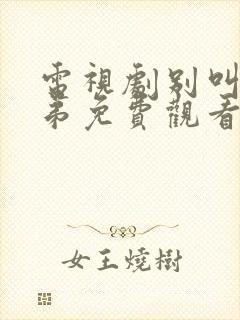 电视剧别叫我兄弟免费观看全集