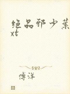 绝品邪少叶潇txt