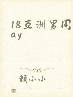 18亚洲男同gay封面