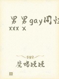 男男gay同性xxxⅹ封面