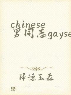 chinese男同志gaysex