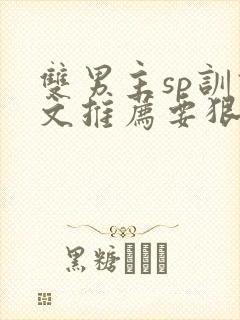 双男主sp训诫文推荐要狠的