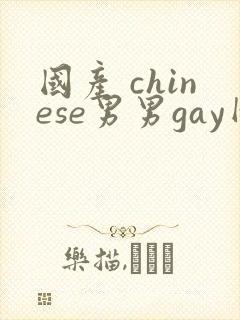 国产 chinese男男gay网站封面