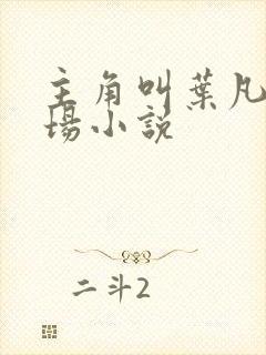 主角叫叶凡的官场小说