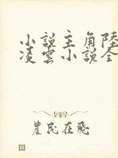 小说主角陆羽盛凌云小说全文免费阅读