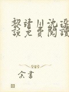 黎靖川沈瑶初小说免费阅读最新章节