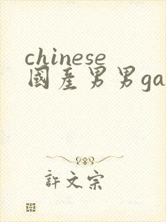 chinese国产男男gay网站