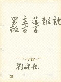 男主落难被女主救古言