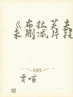 《布拉芙夫人》未删减片段