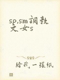 sp,sm调教文女s封面