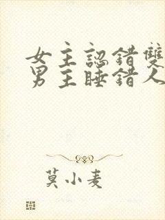 女主认错双胞胎男主睡错人的小说