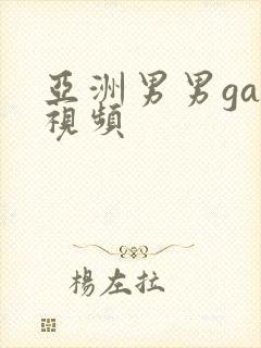 亚洲男男gay视频