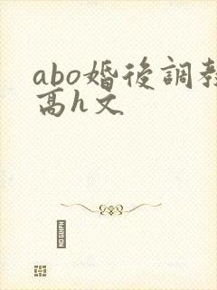 abo婚后调教高h文封面