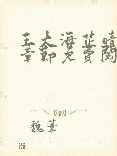 王大海芷晴全部章节免费阅读封面