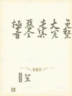 极恶老大免费观看全集完整版在线观看