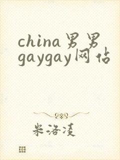 china男男gaygay网站封面