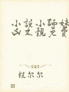 小说小师妹她又凶又靓免费看