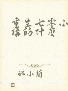 重生七零小辣媳讲的什么