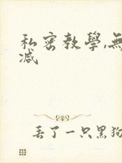 私密教学,无删减封面