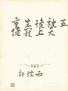 重生后被五个大佬宠上天封面