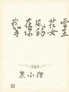 我在风花雪月里等你的女主